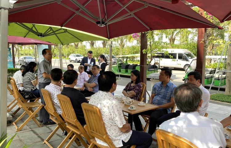 Đoàn NH CSXH tỉnh Thừa Thiên Huế thăm dự án Ecogarden và khu nhà mẫu NOXH